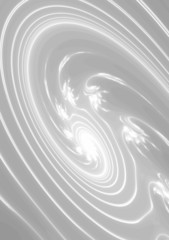 silver & white swirl