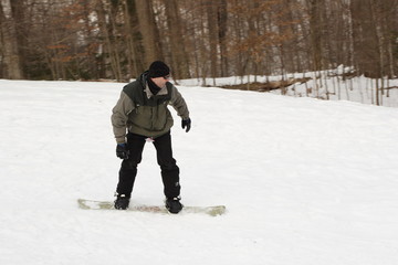 snow boarding