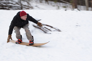 snow boarding