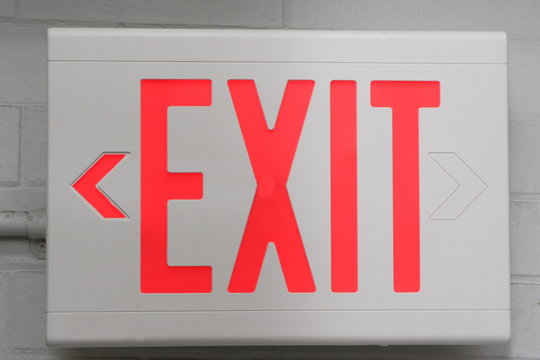 exit sign
