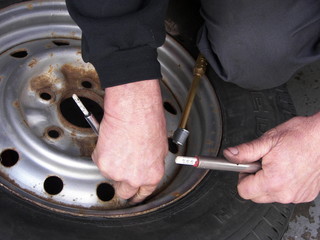 fixing tire