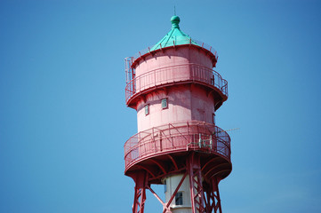 Fototapeta na wymiar kuppel leuchtturm campen