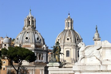 Obraz premium domes de rome