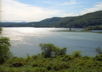 hudson river water view