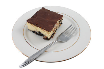homemade chocolate cheesecake dessert