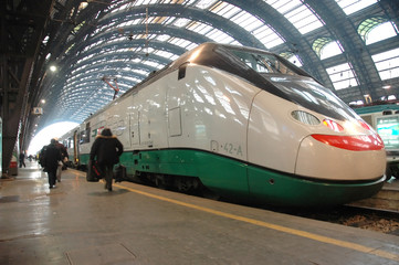 Fototapeta premium modern train