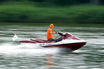 Fotobehang speedboot © stakaz