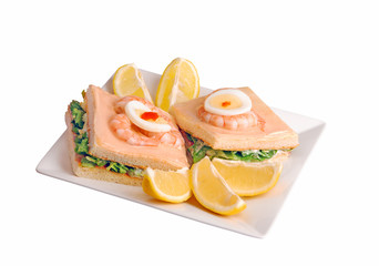 shrimp sandwich
