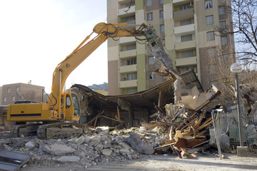 Fototapeta premium cité - démolition