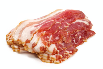 slices of smoked bacon