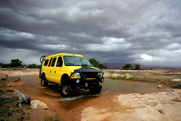 yellow van © Oksana Perkins