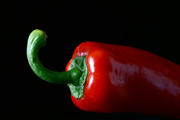 pepper on black