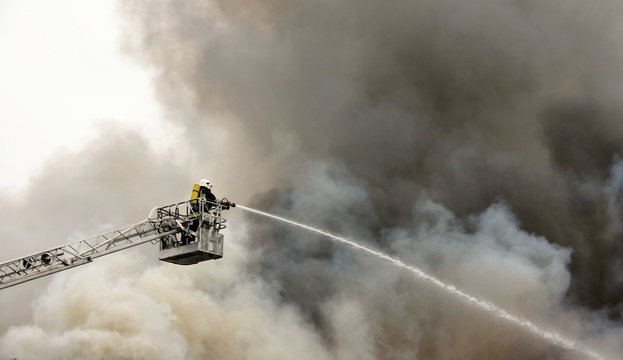 firefighter on duty