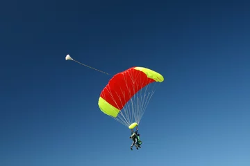 Crédence de cuisine en verre imprimé Sports aériens paragliding