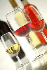 bicchiere con vino rosso