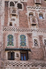 Obraz premium 400 year old building in sanaa
