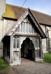 medieval church entrance