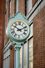 Fototapeta na wymiar street clock