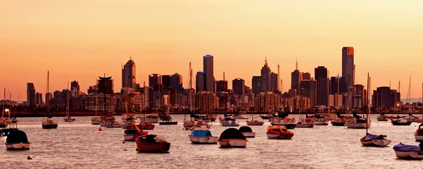 Fototapeten Melbourne Morgendämmerung © robynmac