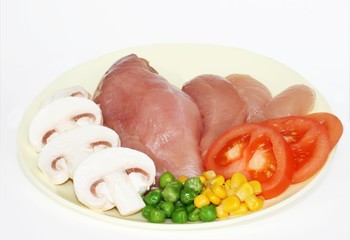chicken meat © Olga Langerova