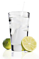 water and limes