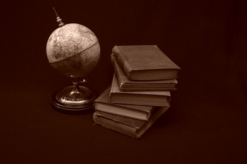 books and globes vii