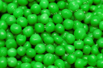 close up of background with green round shapes