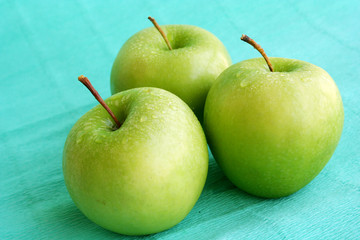 fresh green apples