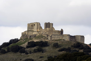 Fototapeta na wymiar castillo de puebla de almenara 2