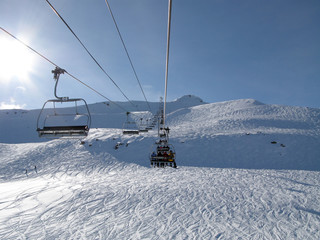 chairlift ride