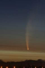 mcnaught comet at sunset 2