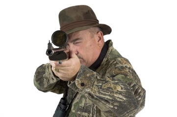 Fototapeta premium hunter taking aim