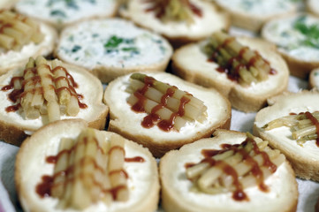 assortiment de toasts