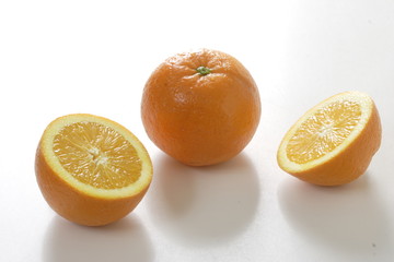 aufgeschnittene orange
