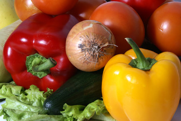 fresh tasty vegetables