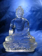 No drill blackout roller blinds Buddha crystal buddha