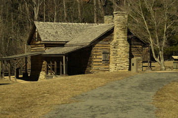 Fototapeta na wymiar log cabin