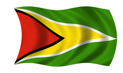 guyana fahne flag