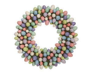 easter egg wreath