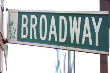 broadway street sign