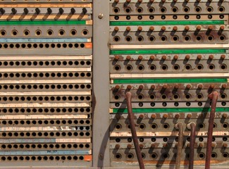 old telephone switchboard
