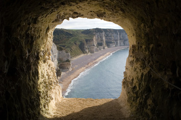 cliffs at etretat