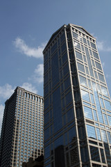 Fototapeta na wymiar modern skyscrapers