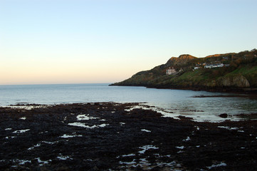 Obraz premium fin de journée sur howth