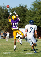 american football played by young men