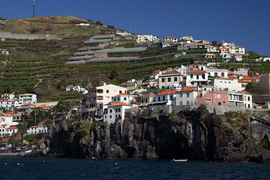 madeira, fisherman village on rocks
