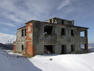 ruined building