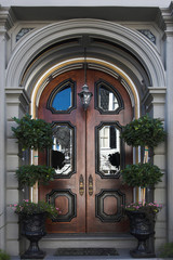 ornate double door