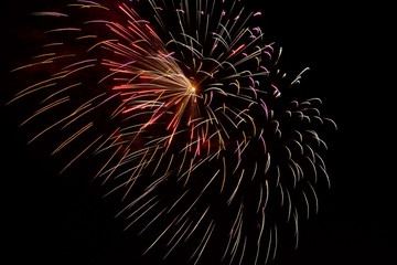 fireworks abstract