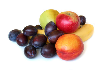 various fruits